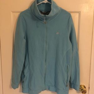 Funnel neck Addias fleece jacket
